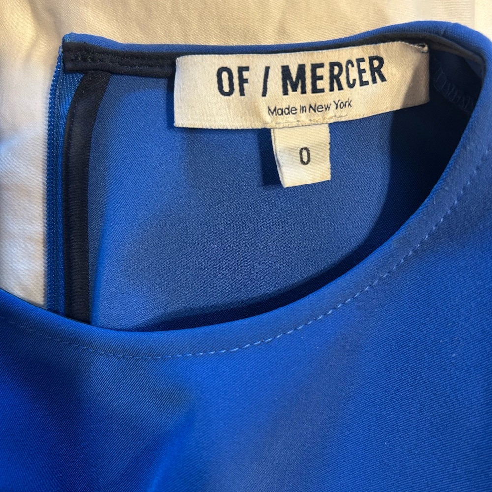 Of Mercer Royal Blue Midi Sheath Dress- Sz 0 - Picture 7 of 8